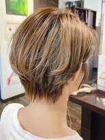 トゥルートラスト アン 下石田店(True Trust un)&nbsp;ナチュラルハイトーンエッジショートシアーベージュ