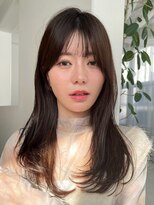 シャルムバイケンジ(Charm.by KENJE)&nbsp;ハイライトカラーミルクティーベージュレイヤーカット髪質改善