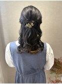 『estrela』大人可愛いハーフアップ