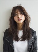 20代30代40代小顔レイヤー/暗めカラー/デザインカラー