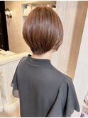 福山美容室caary 大人引き締めショート骨格補正秋カラー20代30代