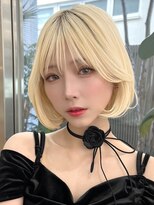 ベル 表参道Terrace(Belle) 艶抜きっぱなしブロンド×ボブ×表参道×原宿×渋谷×ハイトーン