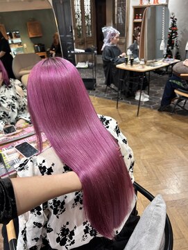 エレン 向ヶ丘遊園 登戸(ELEN) 【ピンクカラー】向ヶ丘遊園/ブリーチカラー