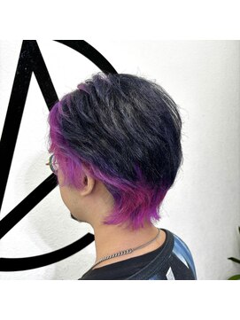 アルケム 学芸大学(AlChem) 【Hana指名】黒っぽい青紫とフレーミングピンク【学芸大学】