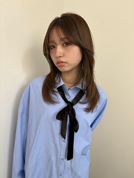 ヘーゼル 博多(HAZEL.) レイヤーナチュラルブラウン