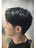 アップバングショート