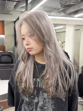 ニコ トウキョウ 渋谷(nico TOKYO) ダブルカラーミルクティーピンクホワイトパープルハイトーン韓国