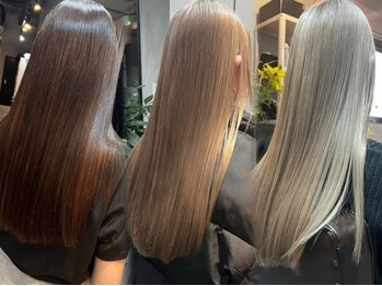 ラディックス(LADiX)の写真/三宮で“髪質改善ストレート”なら。縮毛矯正で叶える、自然な艶とまとまりの美髪ストレート。