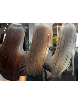 三宮で“髪質改善ストレート”なら。縮毛矯正で叶える、自然な艶とまとまりの美髪ストレート。