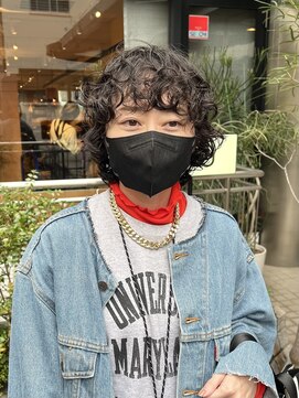 ウルフパーマ/くるくるパーマ/ショートパーマ/ニュアンスパーマ