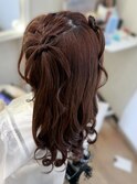 リボンハーフツイン