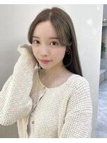 ジーナ 新越谷(Zina)&nbsp;髪質改善＊アッシュオリーブストレート＊美髪【Zina 新越谷】