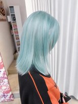 ボックスミコ(Box mico.)&nbsp;淡色ミントブルーでつくる、透明感ヘア☆