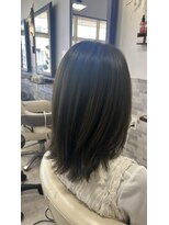 ヘアーララプラス(HAIR lala＋)&nbsp;【HAIR lala+】 #セミロング#オリーブカラー#透明感カラー