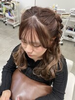カッツ 駅家店(CUT S)&nbsp;ゆるふわハーフアップアレンジ