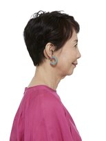 えがお美容室&nbsp;ペタンコ髪解消！ 動きのある軽やかショート