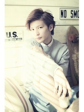 ベル 表参道店(Belle) 『外国人風』メンズヘア　ソフトウルフ×スモーキーアッシュ