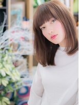 カバーヘア ブリス 北浦和(COVER HAIR bliss) ニュアンスカラーxオン眉くすみカラーロブ北浦和20代30代40代a!