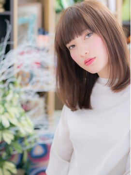 カバーヘア ブリス 北浦和(COVER HAIR bliss) ニュアンスカラーxオン眉くすみカラーロブ北浦和20代30代40代a!