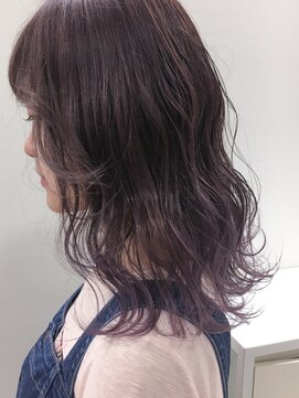 ブルーフェーセス 表参道(blue faces) 『blue faces』　ミルキーピンクラベンダーグラデーション