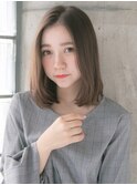 柔らかロブ☆伸ばしかけの方でも可愛く☆