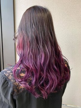 フリーズ 住道店(Freez) ゲラデーションカラーバイオレット☆Freez