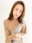 アッシュブラウンのナチュラルミディ
