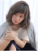 大人可愛いオン眉ショートバング小顔ひし形20代30代40代髪質改善