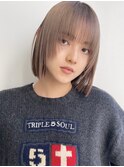 ミルクティーベージュ/ダブルカラー/ブリーチ/髪質改善/下北沢