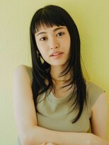 ディバイン ティエドゥール お花茶屋(divine tiedeur)&nbsp;顔まわりレイヤーロングスタイル