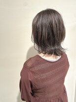 エスアンドエスさかもと イオン高松東店(S&S) 外ハネミディアム+カーキベージュ