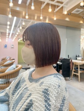 ロンドアジュール 横浜(Lond azur) 【阿部もえる】切りっぱなしボブ