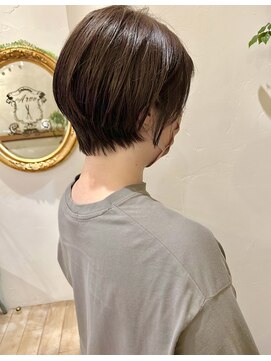 ゴーシェン 津田沼本店(Goshen) 丸みショート×バイオレットカラー