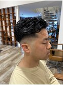 メンズカット メンズパーマ スキンフェード スパイラル 波巻き