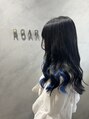 ロアー(ROAR) 【インナーブルー】カラー＆シールエクステ２０枚