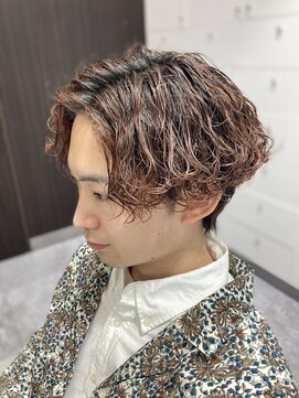 イメージア 新百合ヶ丘店(IMAGE A) センター分け×波巻きパーマ＠30代40代50代60代
