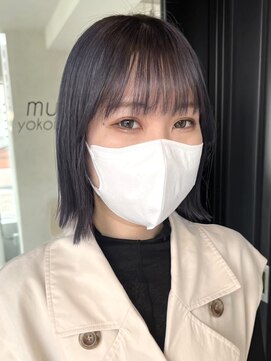 ムク 横浜店(muku) インナーカラーイヤリングカラーブリーチ髪質改善トリートメント