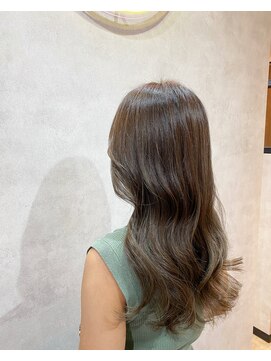 美容室 パドル(PADDLE) グレージュ