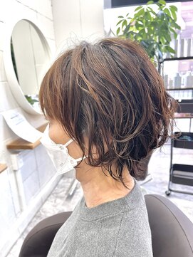 アムヘアー(A.M. hair) ショートゆるふわパーマ♪