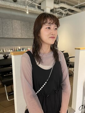 カフ(CAF) CAF FUKO ニュアンスパーマ/ブラウンカラー/大阪/心斎橋