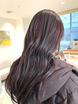 ローネス ギンザ(LONESS ginza) 暗色春カラーピンクラベンダー髪質改善トリートメント銀座艶髪