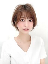 ジュネス 銀座(JYUNESU)&nbsp;ボブウルフ外国人風カラーオリーブグレージュ透明感20代30代40代