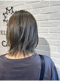 透明感　グレーアッシュ