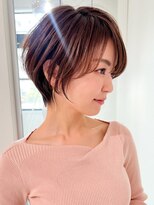 ロンドエニカ 大宮(Lond enika)&nbsp;切りっぱなしボブエアリーロング美髪ピンクブラウン[大宮]