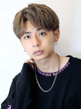 アーリー(Ali'i) カルマパーマセンターパート韓国マッシュウルフニュアンスパーマ