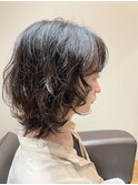 お顔周りパーマ