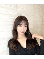 シャイン(Shine)&nbsp;2wayバング 韓国ヘア ロングレイヤー 小顔 前髪