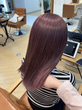 ユニ バイ マグ 長野店(Uni.by Mag) 20代30代ダブルカラーシアーピンクミディアム