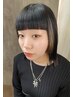 【メンテナンスに】顔周りカット＋リタッチカラー＋髪質改善TR