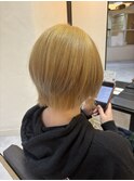 ブロンドショートウルフ10代/20代
